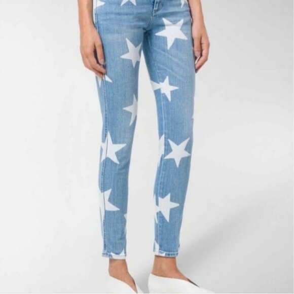 Stella McCartney Classic Blue Jeans with Stars sz 28 - Picture 11 of 13